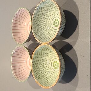 Set of 4 Anthropologie Bowls